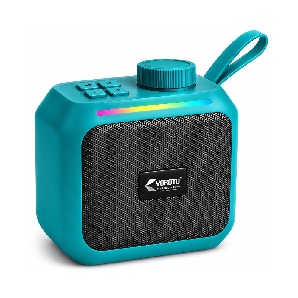 Turn Up the Sound – YOROTO YO-374BT 12W RGB Bluetooth Speaker with Big Volume, 6H Playtime & Multi-Mode Music!