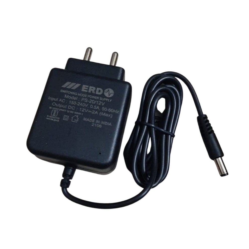 ERD 12V 2A Power Adapter – BIS Certified Adapter for DTH Set Top Box, LED & Speakers