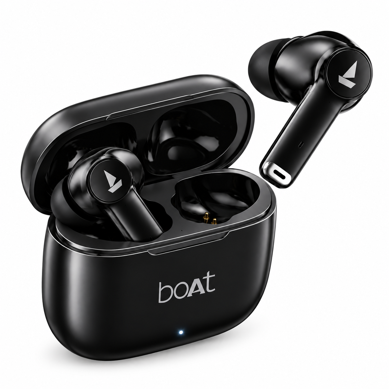 boAt Airdopes 131 TWS Earbuds – 60 Hours Playback, Fast Type-C Charging & Powerful Wireless Sound | Black