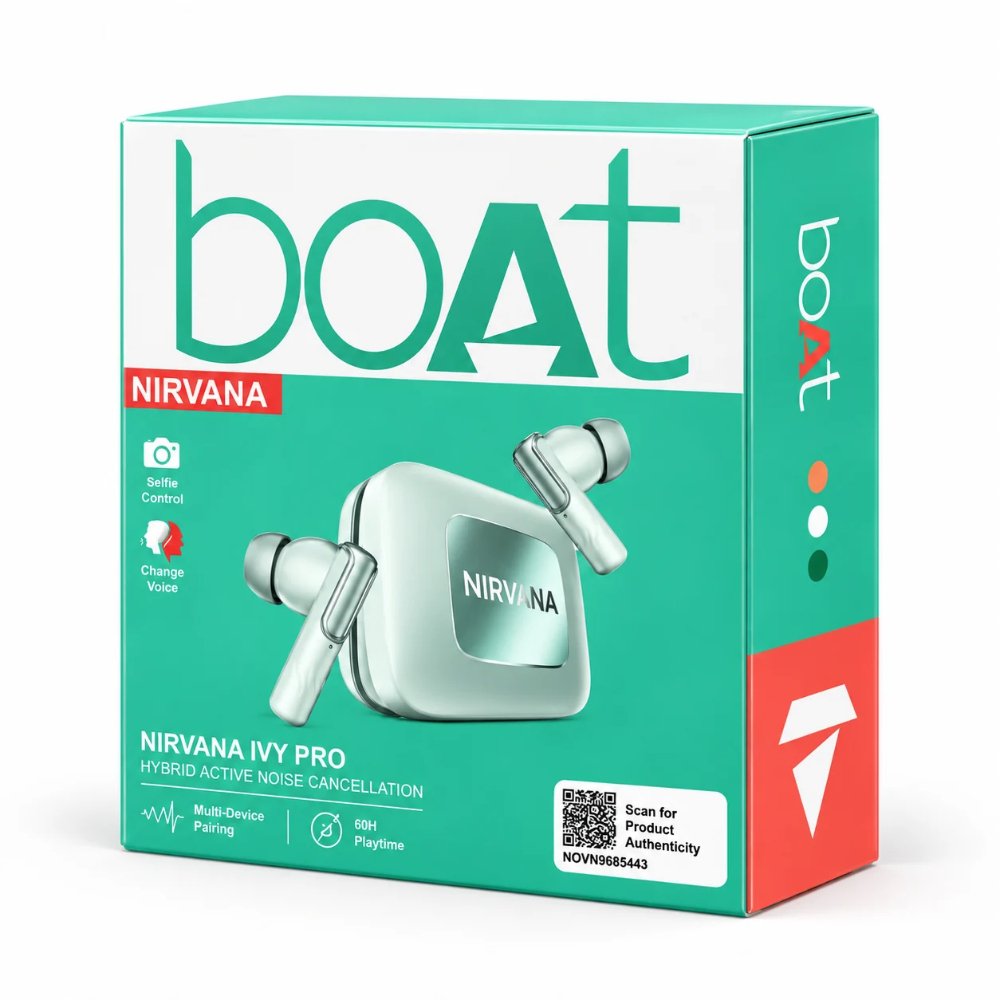 Experience Premium Sound with boAt Nirvana Ivy Pro – Powerful ANC, Crystal-Clear Calls & All-Day Wireless Performance