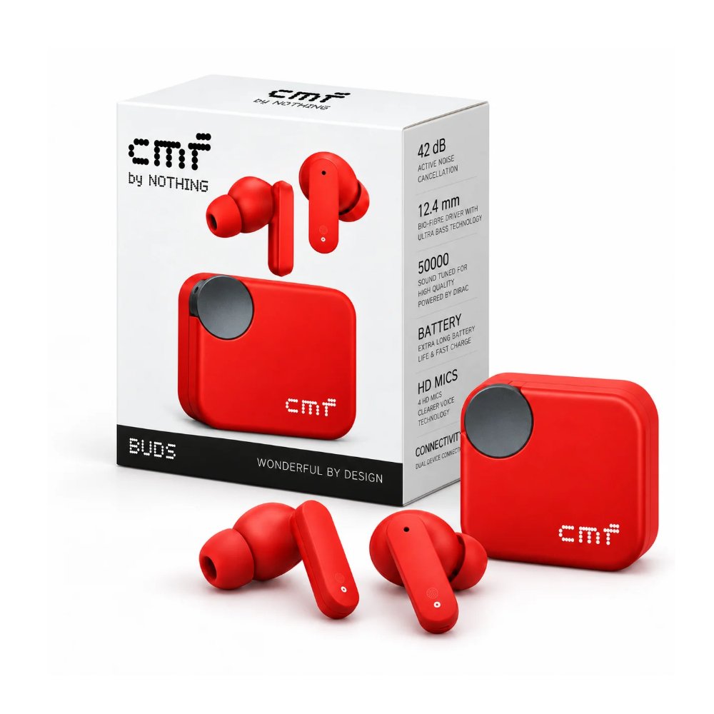 Premium Sound, Powerful ANC – CMF by Nothing Buds with 12.4mm Bass Driver & Long Battery Life