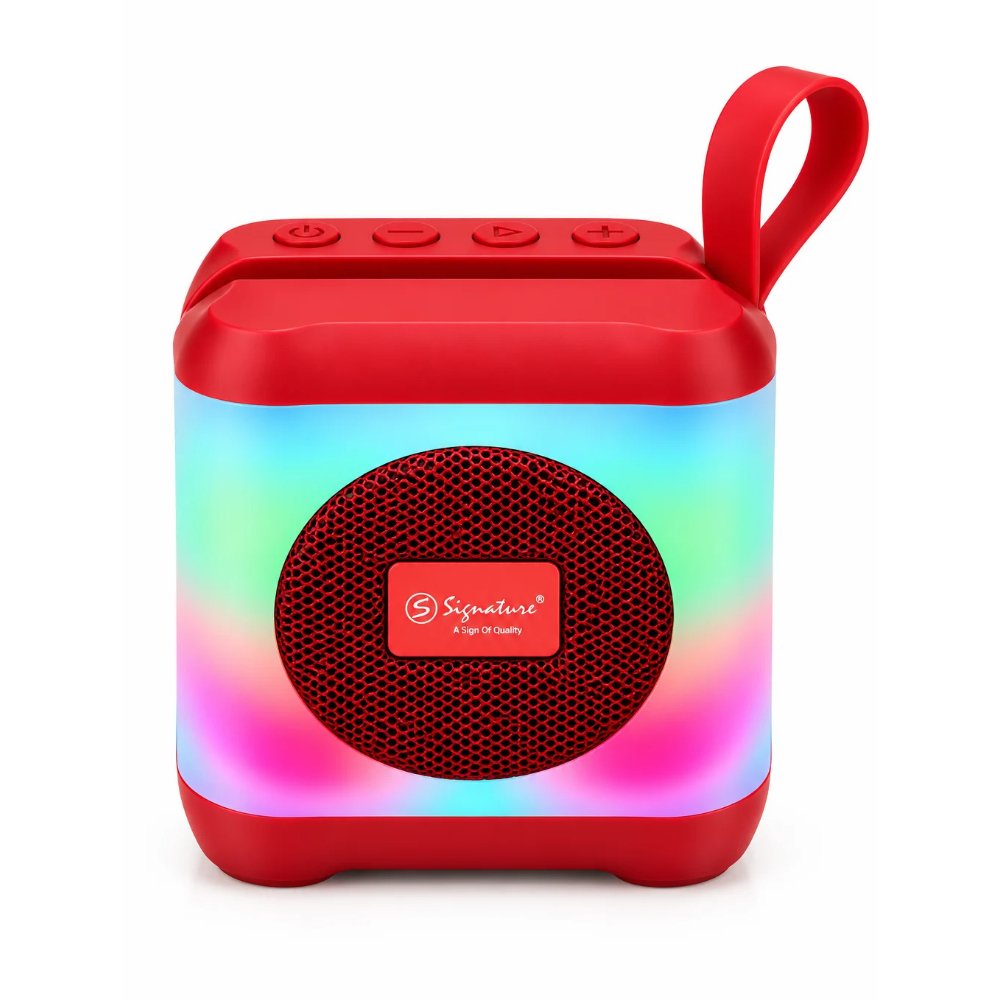 Light Up the Music – Signature Sigboom-21 RGB Bluetooth Speaker with Big Sound & Portable Style!