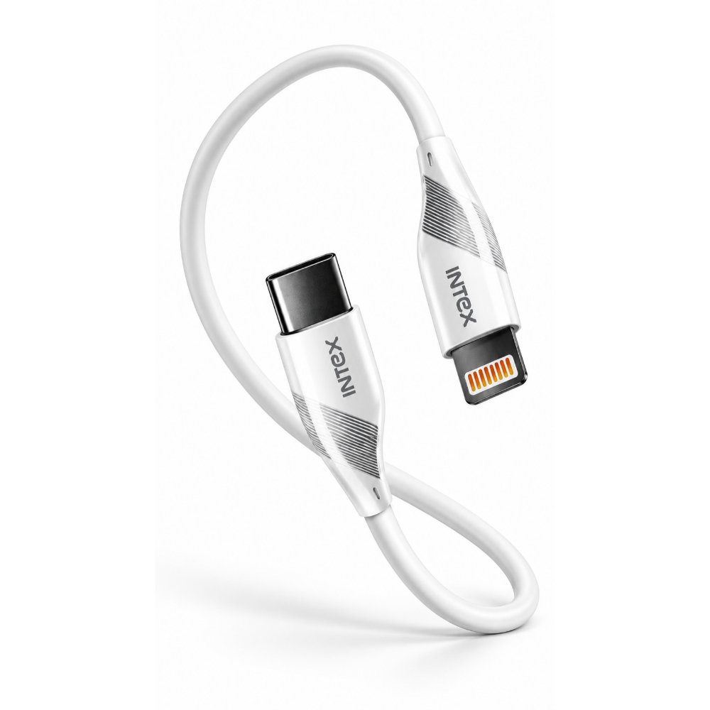 Intex Speed Pro 27W USB-C to Lightning Fast Charging & Data Sync Cable – 1 Meter