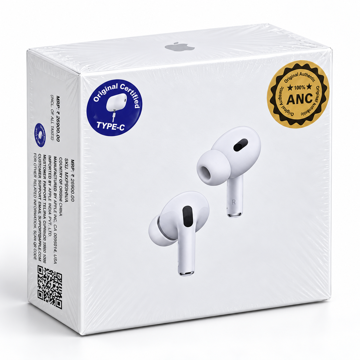AirPods Pro 2nd Generation (USB-C) – ANC, MagSafe Charging Case, White