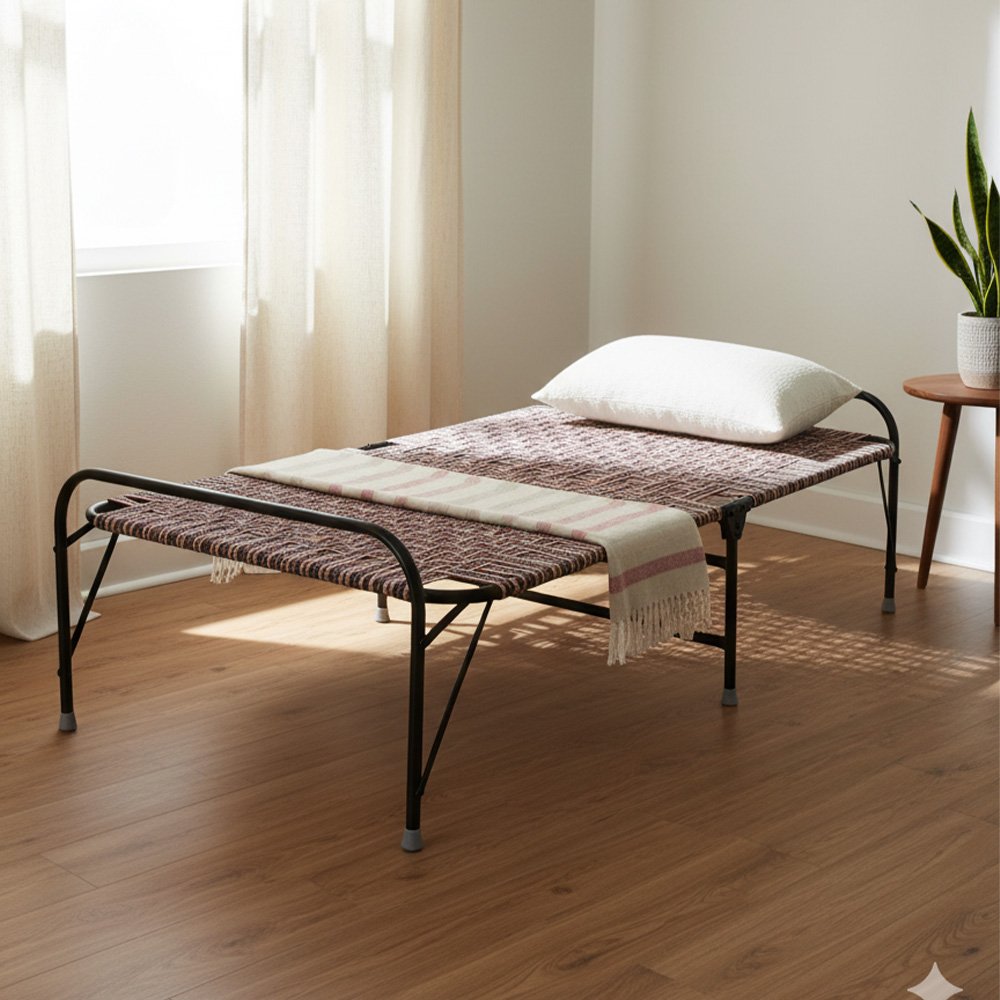 ironniwar-folding-bed Iron Niwar Folding Bed